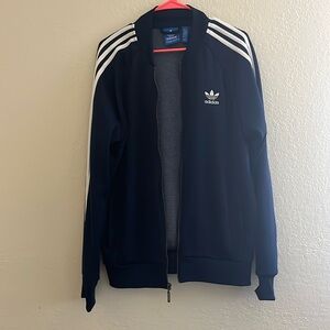 Dark Blue adidas track jacket